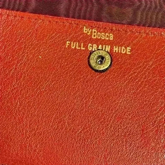 La Borsa Italian (Venice) red leather wallet - Picture 2 of 5